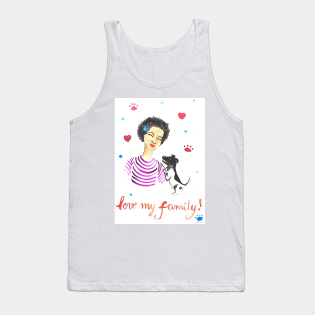 Love my Family Tank Top by crismotta